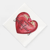 Happy Galentines Day Serviette (Ecke)