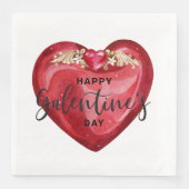Happy Galentines Day Serviette (Vorderseite)
