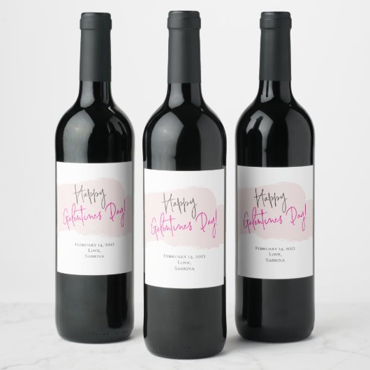 Happy Galentine's Day Wine Labels Weinetikett (Flaschen)