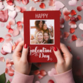 Happy Galentine's Red with Foto von VI Karte