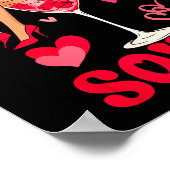 Happy Galentines Squad Valentine's Girls Day Febru Poster (Ecke)