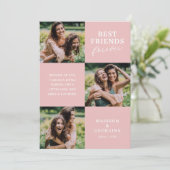 Happy Galentines Tag 3 Foto Feiertagskarte (Stehend Vorderseite)