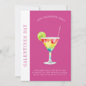 Happy Galentines Tag Moderne Freundschaftställe Feiertagskarte (Vorderseite)