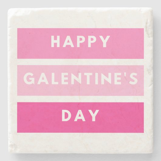 Happy Galentines Untersetzer (Vorderseite)