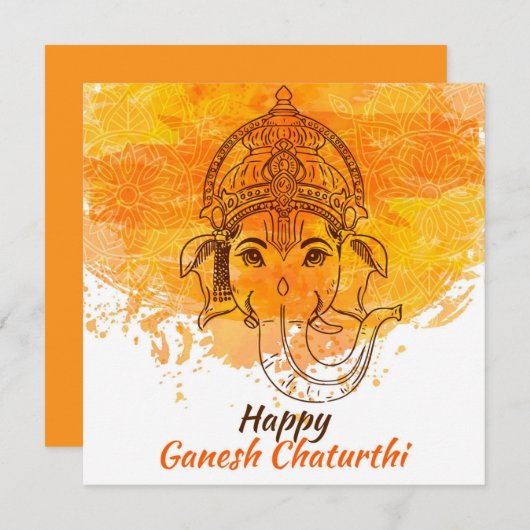 Happy Ganesh Chaturthi (Vorne/Hinten)