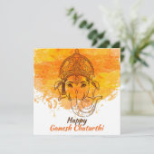 Happy Ganesh Chaturthi (Stehend Vorderseite)