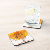 Happy Ganesh Chaturthi Getränkeuntersetzer (Rechte Seite)