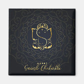 Happy Ganesh Chaturthi Magnet (Vorne)