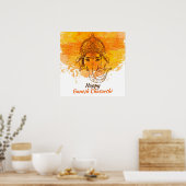 Happy Ganesh Chaturthi Poster (Küche)
