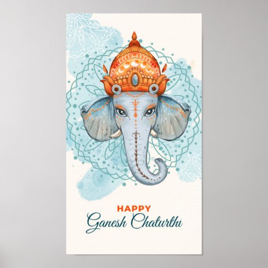 Happy Ganesh Chaturthi Poster (Vorne)