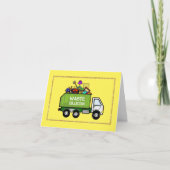 Happy Garbage Man Day Trivia Grußkarte Karte (Vorderseite)
