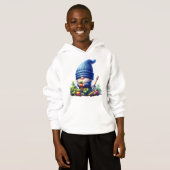 Happy Garden Gnome Gemütliche Gemüse anbauen Hoodie (Vorne ganz)