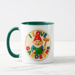 Happy Garden Gnome Tasse