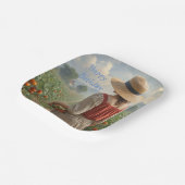 Happy Gardener Pappteller (Gewinkelt)