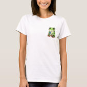 Happy Gardening Frog with Watering Can & Potted T-Shirt (Vorderseite)