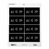 Happy Gary ᕕ( ᐛ )ᕗ Meme Emoticon Emoji Text Art (Vorne)