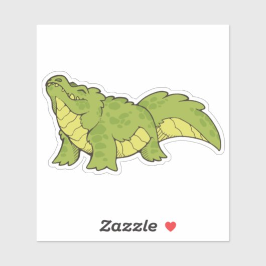 Happy Gator Sticker (Blatt)