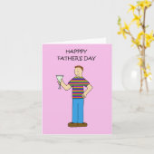 Happy Gay Father's Day Karte (Gelbe Blume)