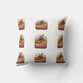 Happy Geboren Day Cake Kissen (Rückseite)