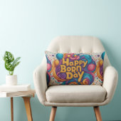 Happy Geboren Day Cake Lendenkissen (Stuhl )