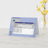 Happy Geburtstag Custom Windows 95 Computer Theme Karte (Gelbe Blume)