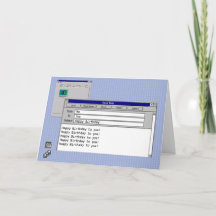 Happy Geburtstag Custom Windows 95 Computer Theme