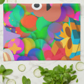 Happy Geburtstag gekackt Emoji Küchentuch (Gefaltet)