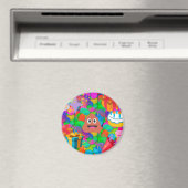 Happy Geburtstag gekackt Emoji Magnet (In Situ (Geschirrspüler))