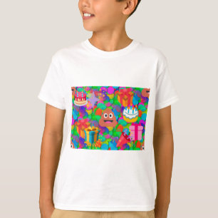 Happy Geburtstag gekackt Emoji T-Shirt