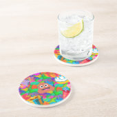 Happy Geburtstag gekackt Emoji Untersetzer (Seite)