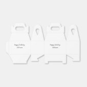 Happy Geburtstag hinzufügen Name Titel einfach min Geschenkschachtel (Ungefaltet)