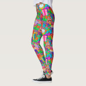 Happy Geburtstag kackte Emoji Leggings (Links)