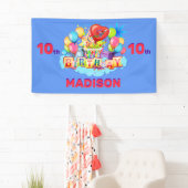 Happy Geburtstag Spaß Kinder Banner Name & Alter h (Insitu)