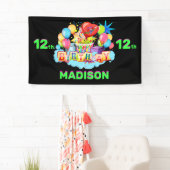 Happy Geburtstag Spaß Kinder Banner Name & Alter h (Insitu)