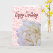 Happy Geburtstag vertikale Karte (Gelbe Blume)