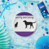 Happy Geburtstagkatze und Hunde Party Teller (Party)