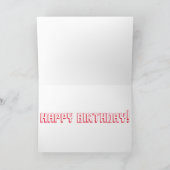 HAPPy Geburtstagskarte Karte (Innenseite)