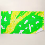 Happy Gefühl Strandtuch (Vorderseite)