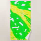 Happy Gefühl Strandtuch (Vorderseite)