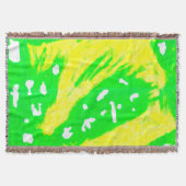 Happy Gefühl Throw Blanket Decke (Vorderseite)