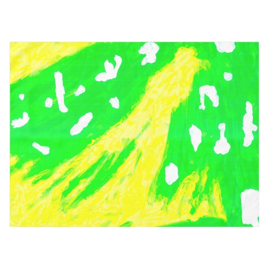 Happy Gefühl Tischdecke (Vorderseite (Horizontal))