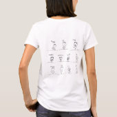 Happy Gefühls T (weiß) T-Shirt (Rückseite)
