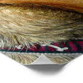 Happy German Shepherd Dog Poster (Ecke)