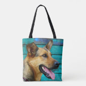 Happy German Shepherd Tasche (Rückseite)