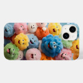 Happy Gesichter Telefonfälle iPhone Case-Mate iPhone Hülle (Rückseite (Horizontal))