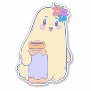 Happy Ghost Aufkleber