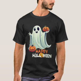 Happy Ghost Happy Halloween T-Shirt