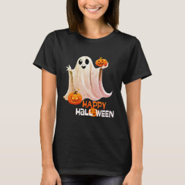 Happy Ghost Happy Halloween T - Shirt