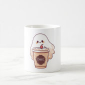 Happy Ghost Lieben Kaffeeaufkleber Kaffeetasse (Mittel)