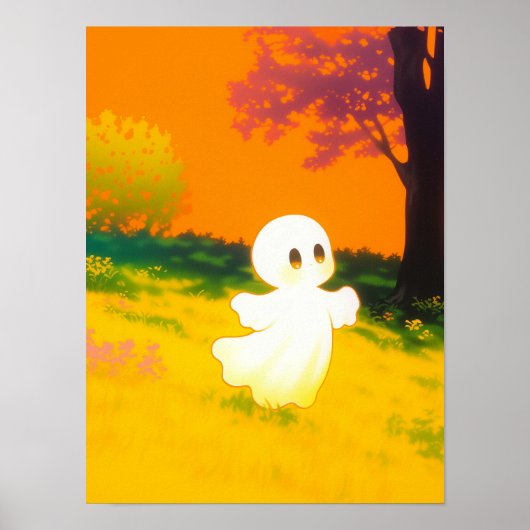 Happy Ghost Poster (Vorne)